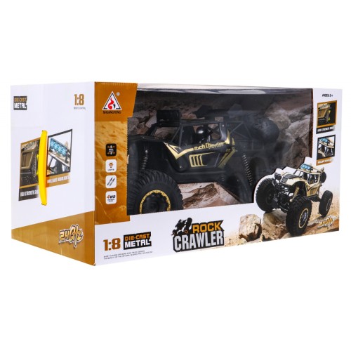 Kovový crawler Rock pre deti 3+ Diaľkové ovládanie model 1:8 Pohon 4x4