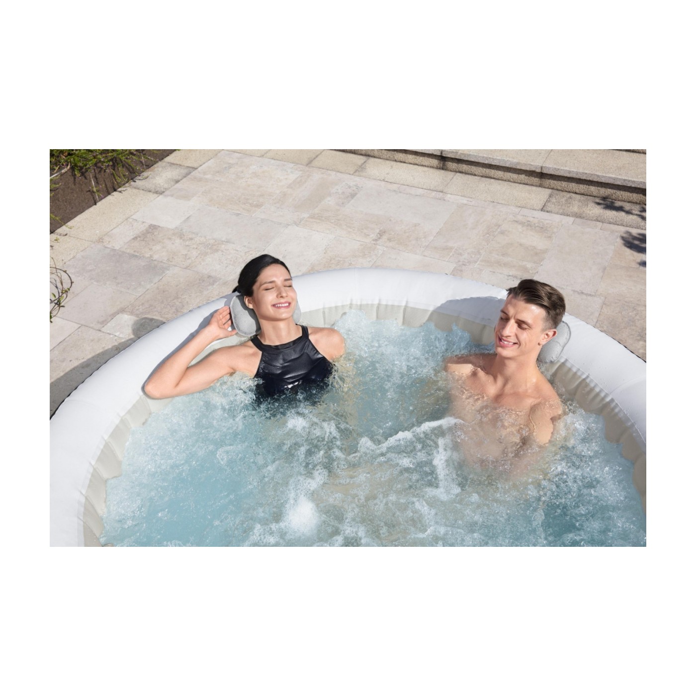 Sada 2 mäkkých Vankúšov pod hlavu do Vírivky Lay-Z-Spa BESTWAY