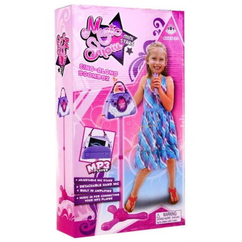 Mikrofón Prenosná Kabelka Karaoke Stojan