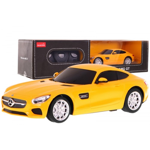 Autíčko R C Mercedes AMG GT Žltý 1 24 RASTAR