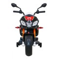 Aprilia Tuono V4 Motorka na batériu pre deti Čierny + Panel MP3 + Pomocné kolieska + Pomalý štart
