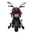 Aprilia Tuono V4 Motorka na batériu pre deti Čierny + Panel MP3 + Pomocné kolieska + Pomalý štart