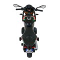 Aprilia Tuono V4 Motorka na batériu pre deti Čierny + Panel MP3 + Pomocné kolieska + Pomalý štart