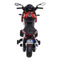 Aprilia Tuono V4 Motorka na batériu pre deti Červený + Panel MP3 + Pomocné kolieska + Pomalý štart