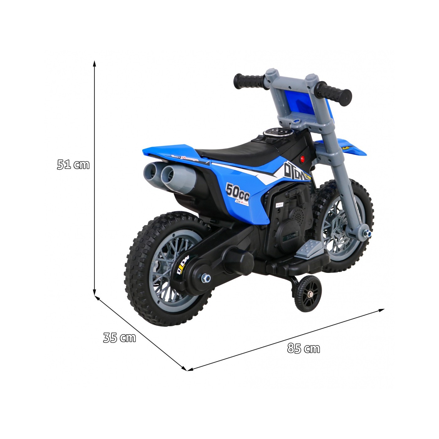 Motorka V-Cross Modrý