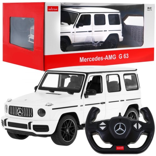Mercedes-AMG G63 biely RASTAR model 1:14 Diaľkovo ovládané auto + ovládač 2,4 GHz
