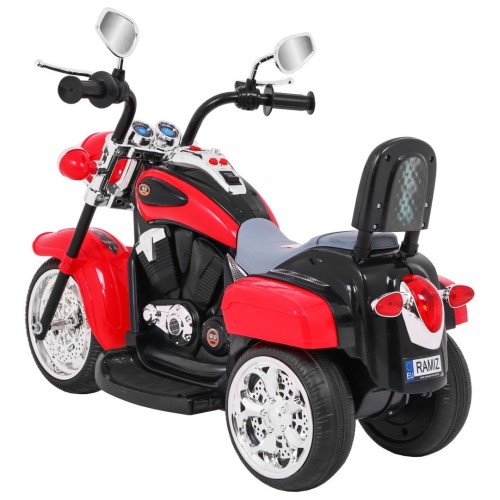 Motorka Chopper NightBike Červený