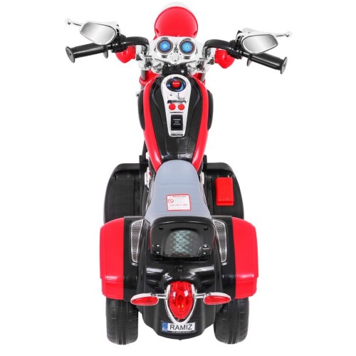 Motorka Chopper NightBike Červený