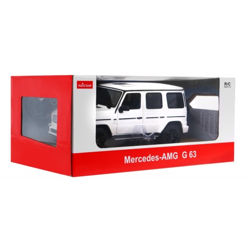 Mercedes-AMG G63 biely RASTAR model 1:14 Diaľkovo ovládané auto + ovládač 2,4 GHz