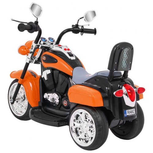 Motorka Chopper NightBike Oranžový