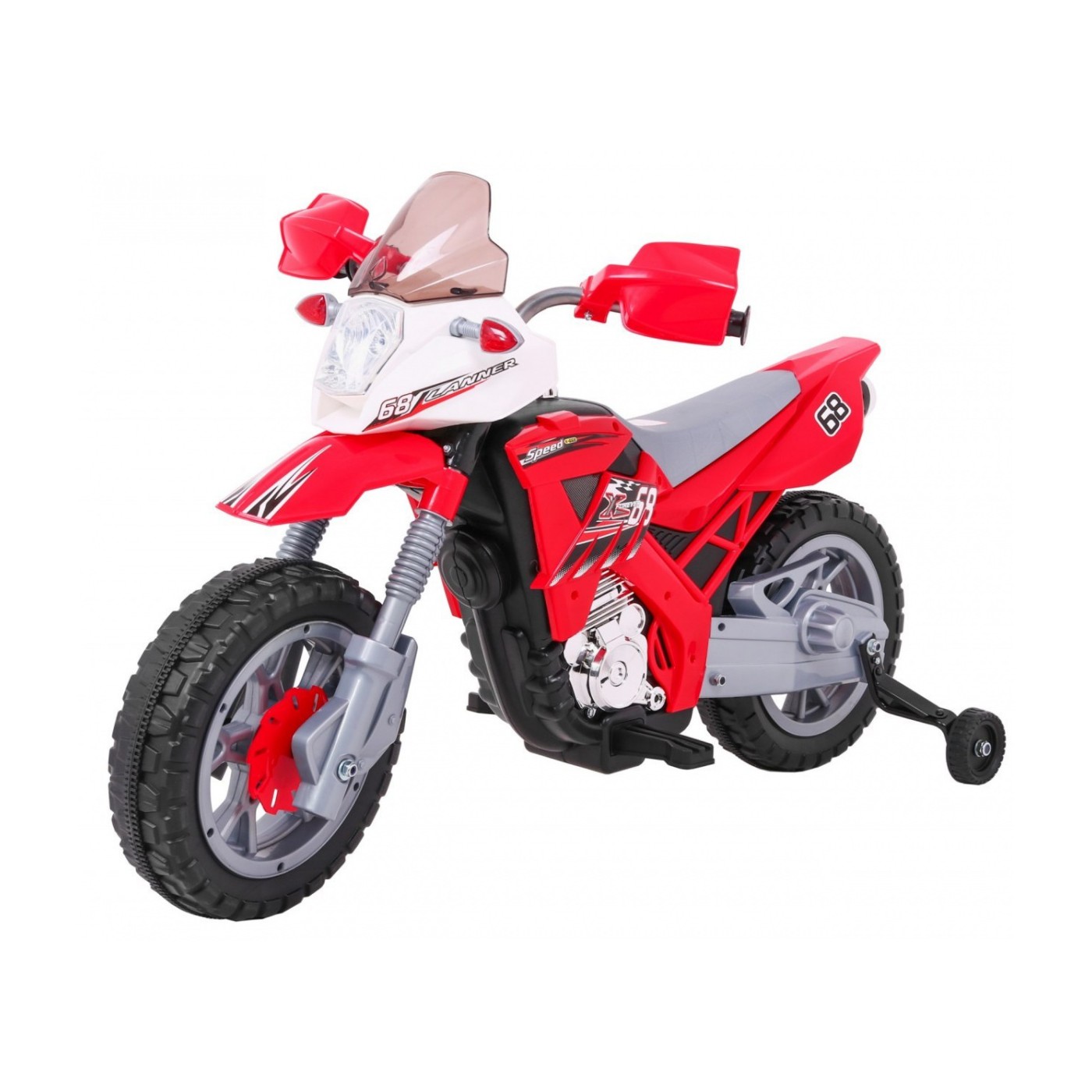 Motorka Cross Červený