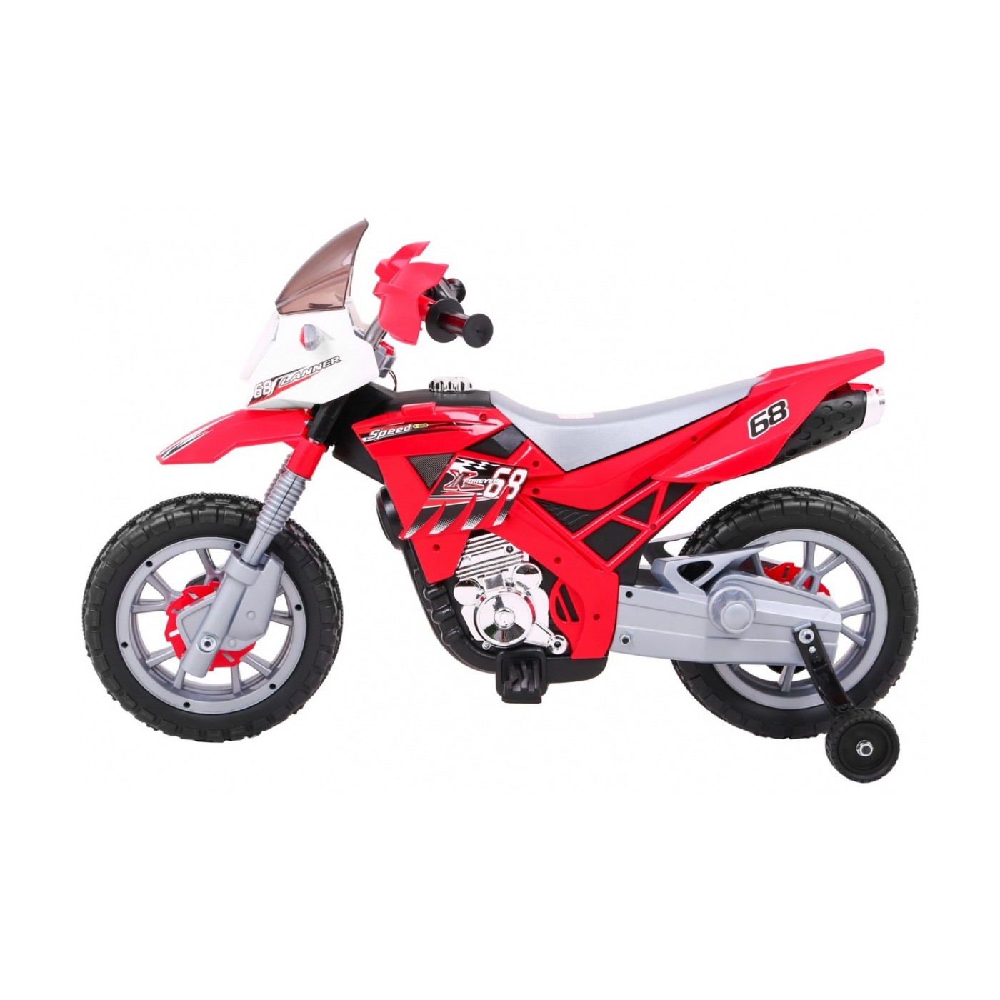 Motorka Cross Červený