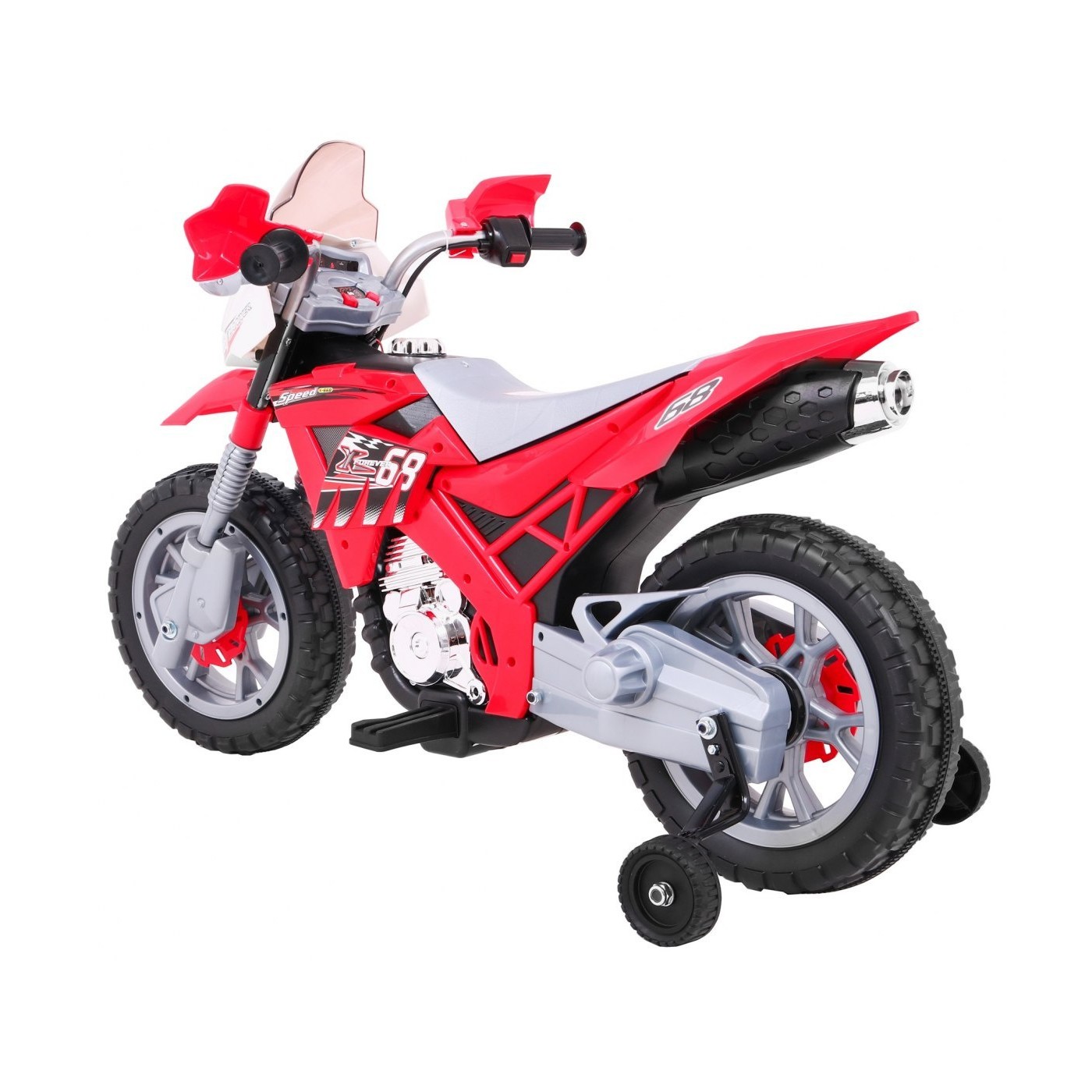 Motorka Cross Červený