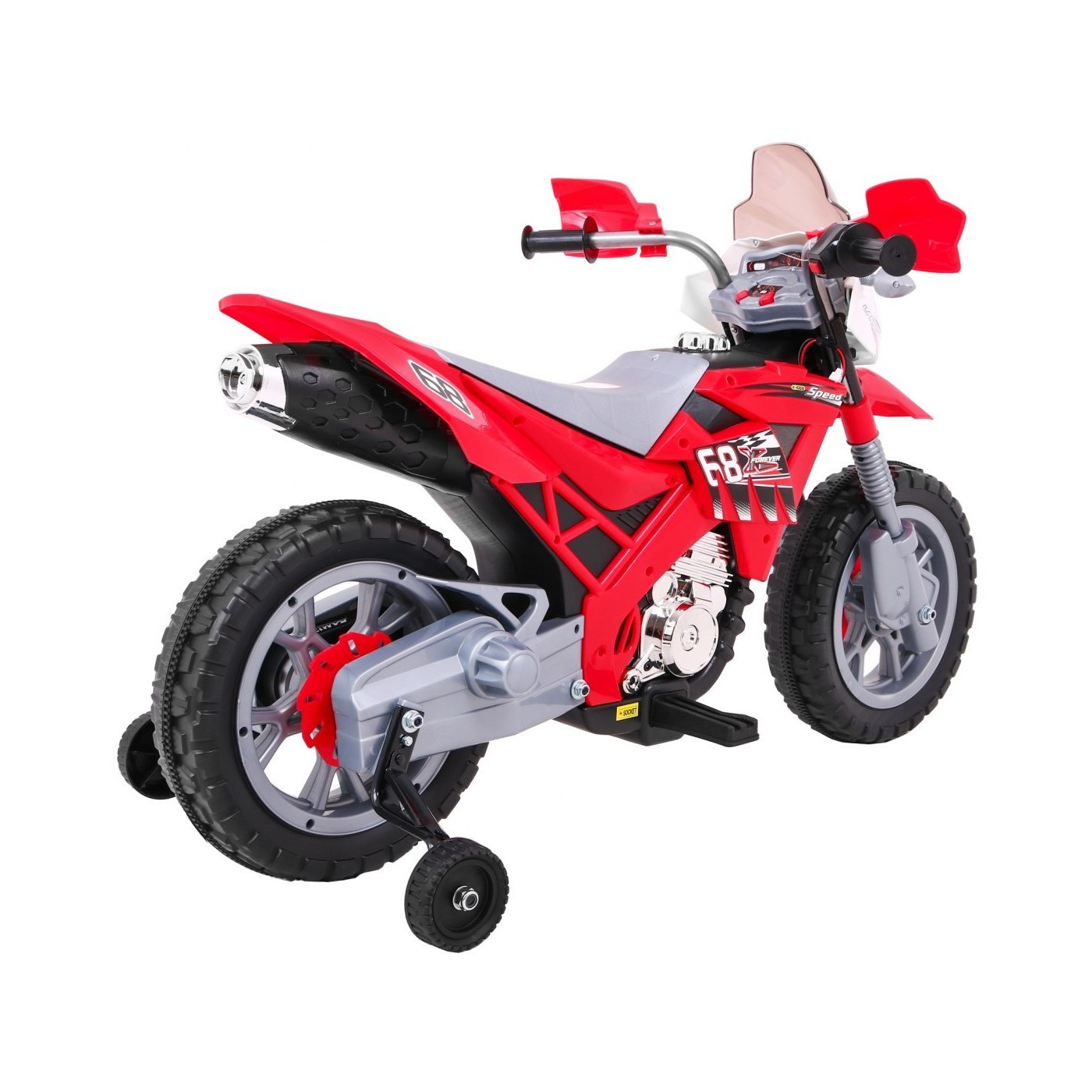 Motorka Cross Červený