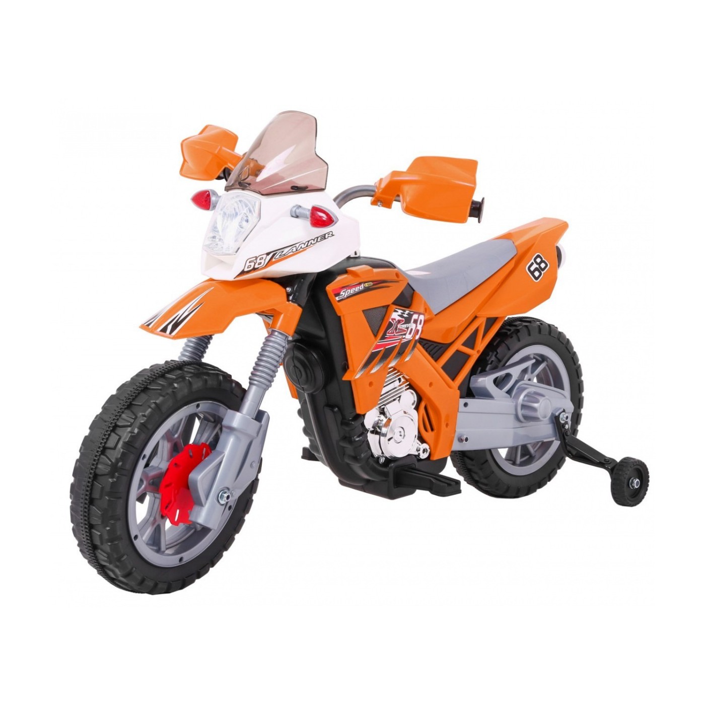 Motorka Cross Oranžový