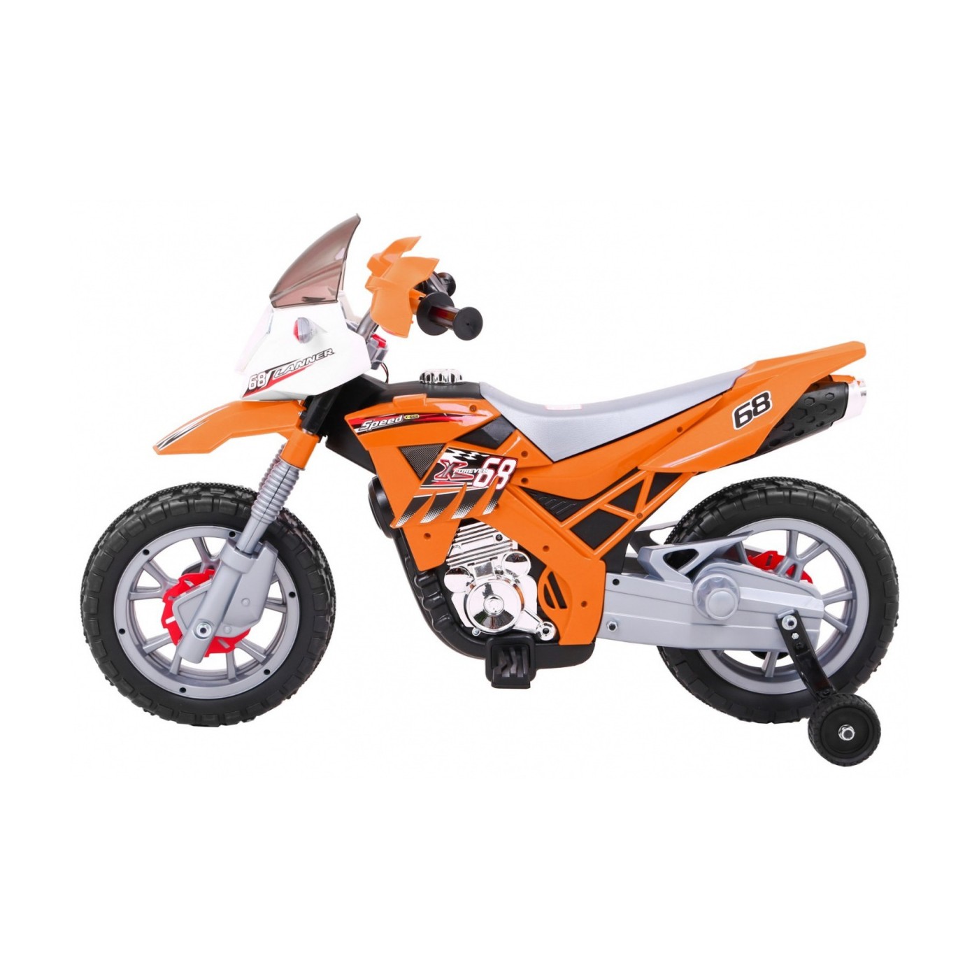 Motorka Cross Oranžový