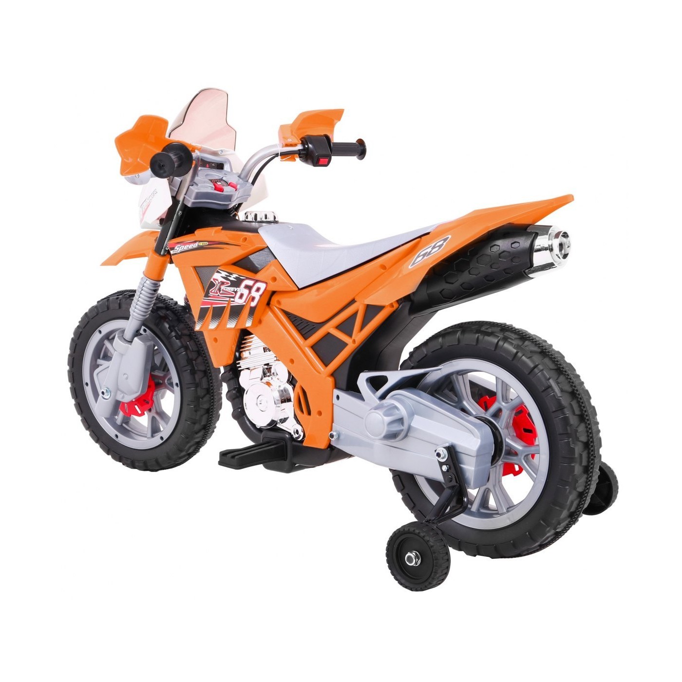 Motorka Cross Oranžový