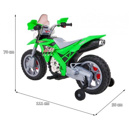 Motorka Cross Zelený