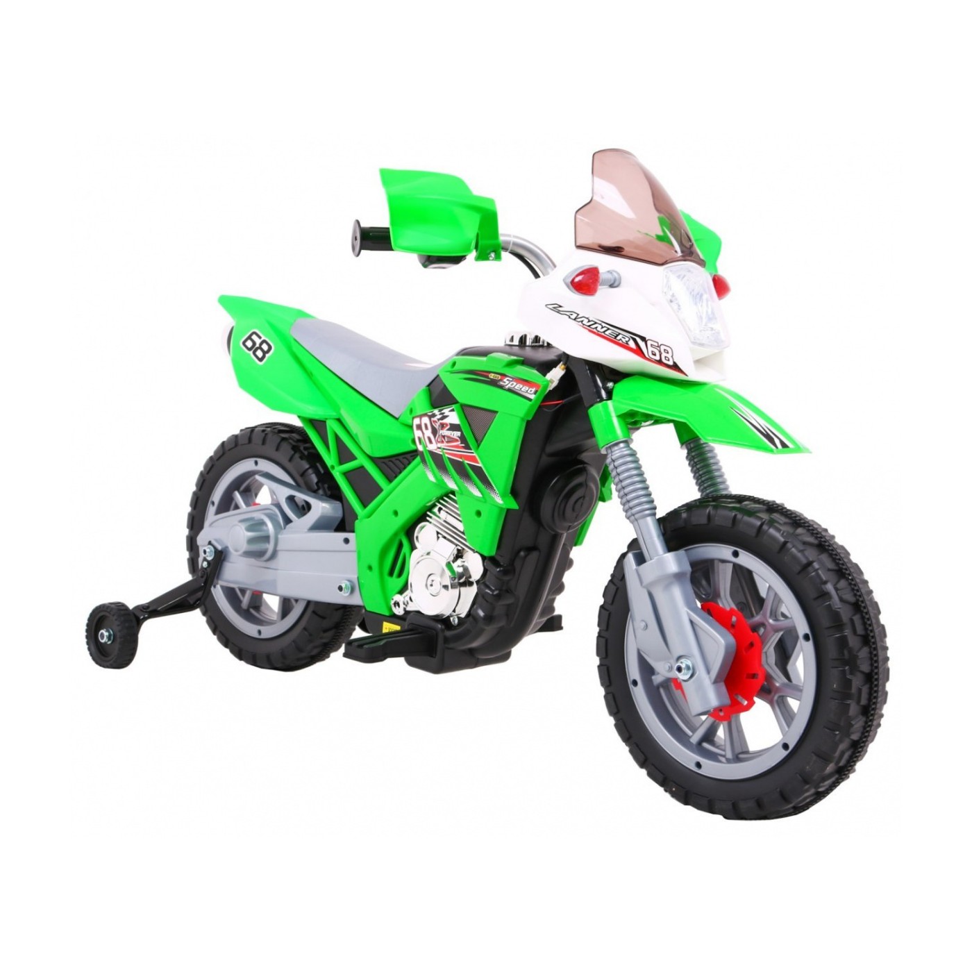 Motorka Cross Zelený