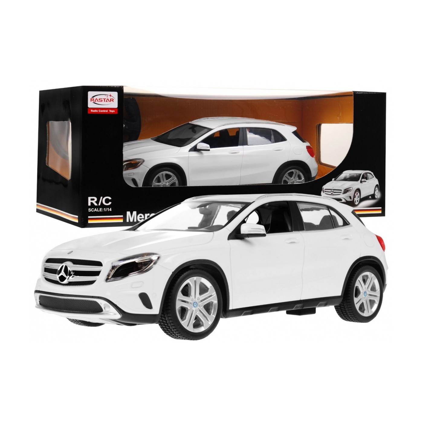 Autíčko R C Mercedes Benz GLA Biely 1 14 RASTAR