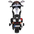Motorka R1 Superbike elektrický pre deti Biely + Pomocné kolesá + Klaksón + Svetlá LED