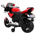 Motorka R1 Superbike elektrický pre deti Červený + Pomocné kolesá + Klaksón + Svetlá LED