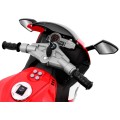Motorka R1 Superbike elektrický pre deti Červený + Pomocné kolesá + Klaksón + Svetlá LED