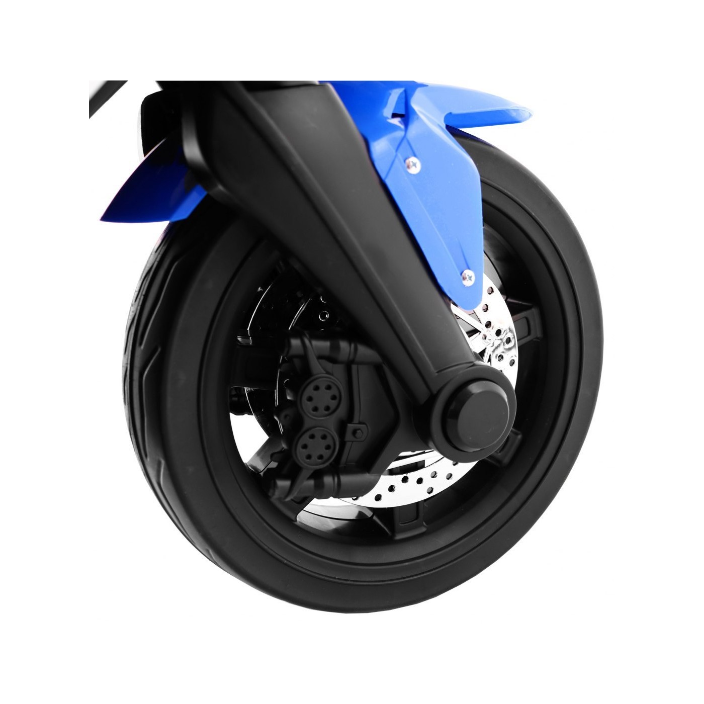 Motorka R1 Superbike elektrický pre deti Modrý + Pomocné kolesá + Klaksón + Svetlá LED