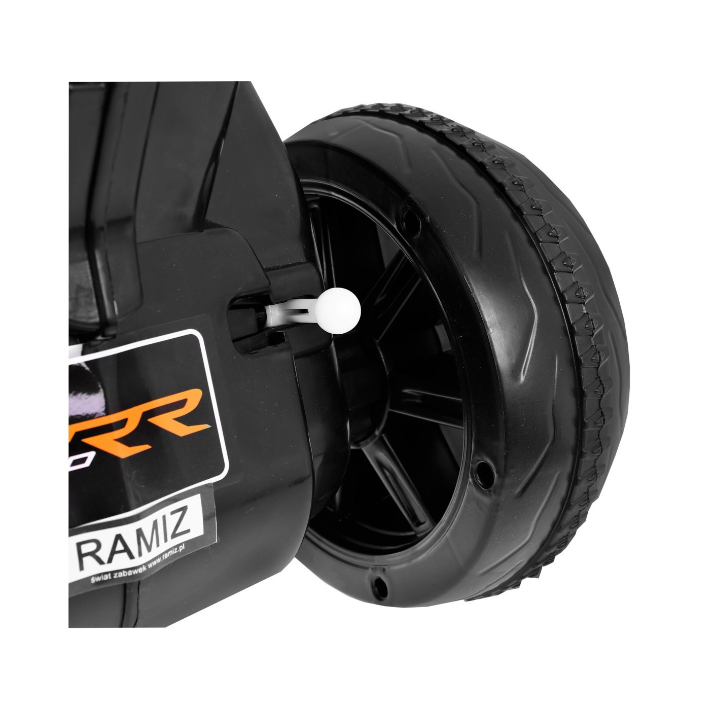 Motorka elektrická Bicykel Penová rukoväť na tlačenie 3v1 pre deti Oranžová + Audio LED