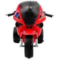 Motorka Trojkolka RR1000 elektrická pre deti Červená + Zvončeky + Svetlá + Úložný priestor