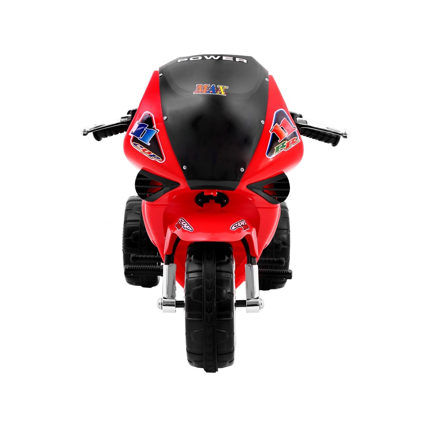 Motorka Trojkolka RR1000 elektrická pre deti Červená + Zvončeky + Svetlá + Úložný priestor