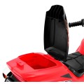 Motorka Trojkolka RR1000 elektrická pre deti Červená + Zvončeky + Svetlá + Úložný priestor