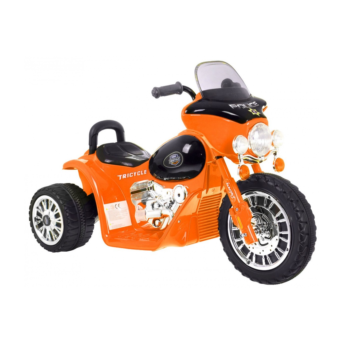 Motorka Skúter Chopper Oranžový