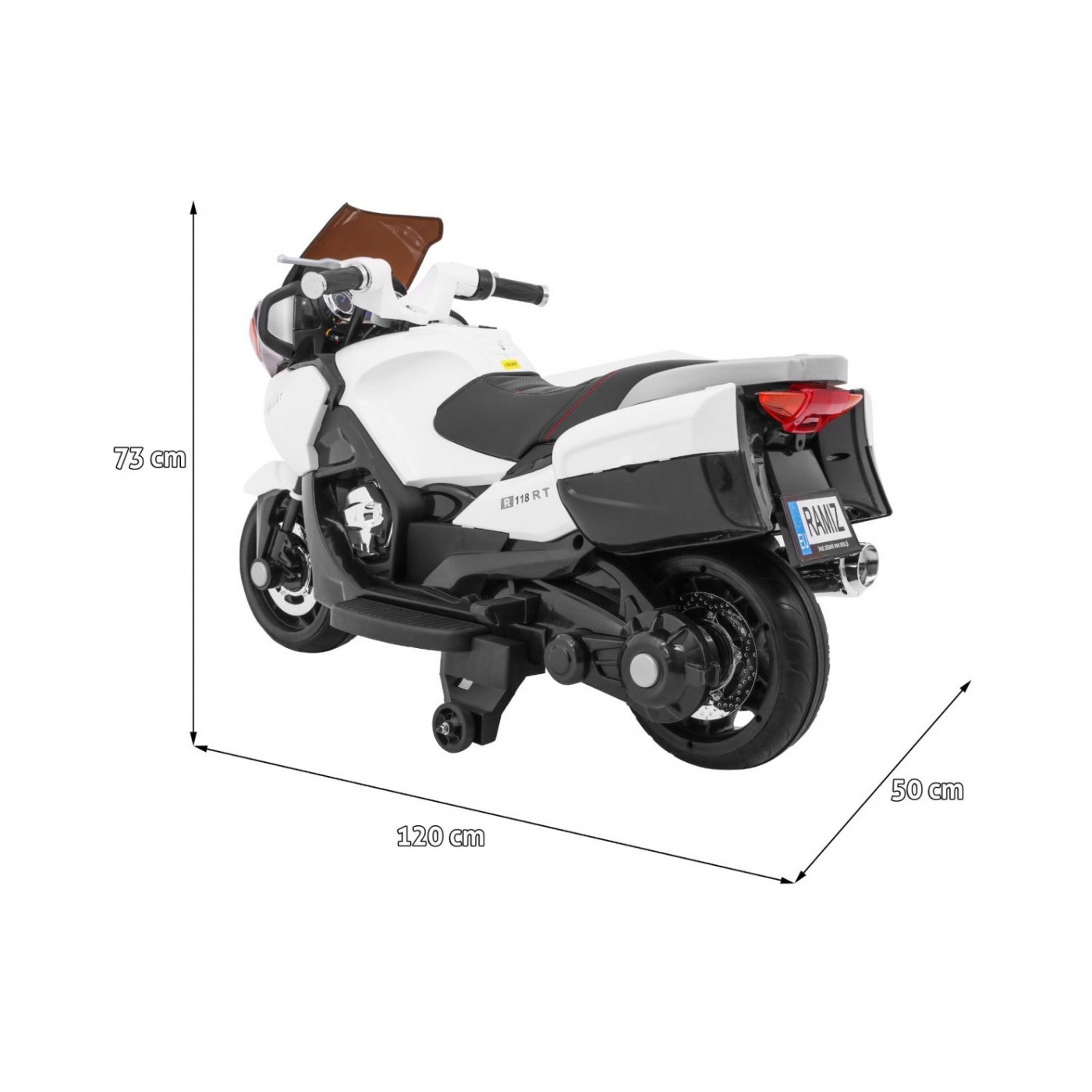 Motorka Športová Biely