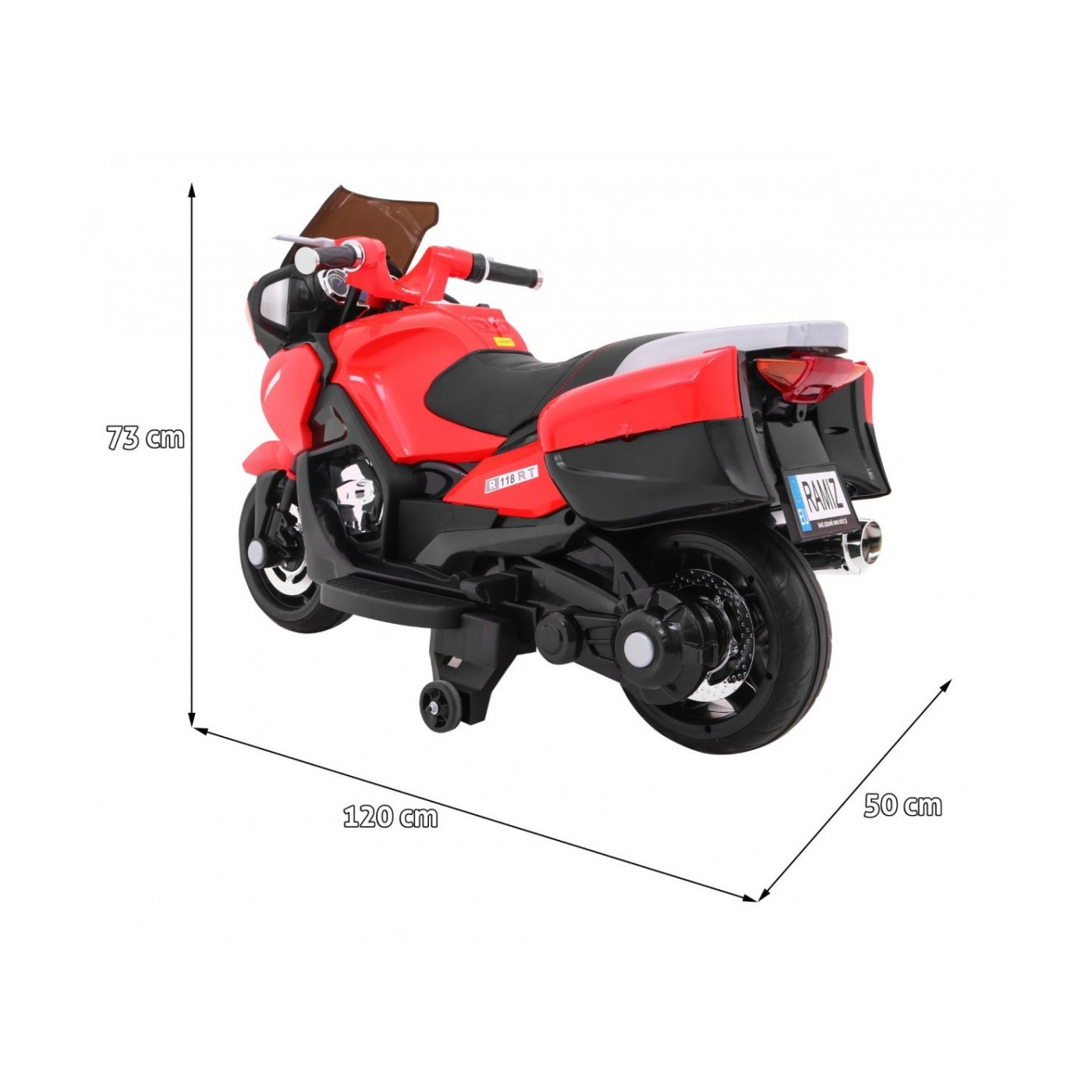 Motorka Športová Červený