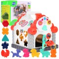 Interaktívny Domček senzorický pre deti 18m+ Hračka pre raný vývoj + Triedič tvarov + Pianíno + Počítadlo