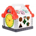 Interaktívny Domček senzorický pre deti 18m+ Hračka pre raný vývoj + Triedič tvarov + Pianíno + Počítadlo