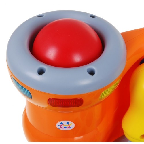 Viacfunkčná Senzorická dielňa pre deti 18m+ Hrkálka + Triedič tvarov + Zvuky Svetlá