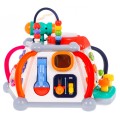 Multikocka senzorická pre deti 18m+ Interaktívne funkcie + 20 mini hračiek + Mikrofón Bubon Volant Prepletanie Akvárium