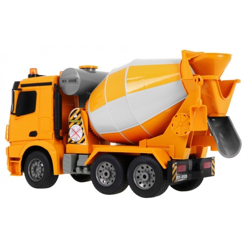 Miešačka Mercedes-Benz Arocs pre deti 6+ Diaľkovo ovládaný model 1:20 Zvuky Svetlá