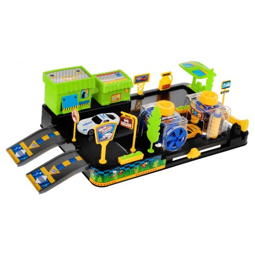 Autoumývareň pre deti 3+ Samostatná montáž + 2 Autá + Pohyblivé časti