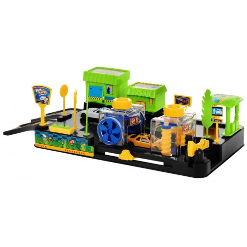 Autoumývareň pre deti 3+ Samostatná montáž + 2 Autá + Pohyblivé časti