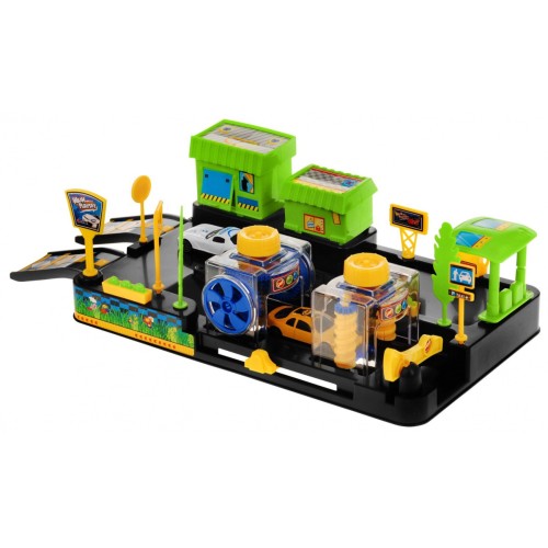Autoumývareň pre deti 3+ Samostatná montáž + 2 Autá + Pohyblivé časti