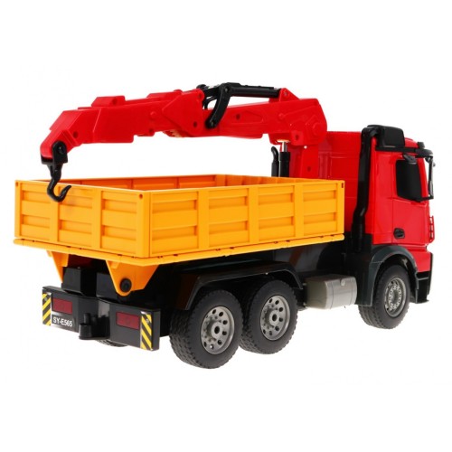 Nákladné auto so Žeriavom HDS pre deti 6+ Mercedes-Benz Arocs Diaľkovo ovládaný 1:20 Pohyblivé časti