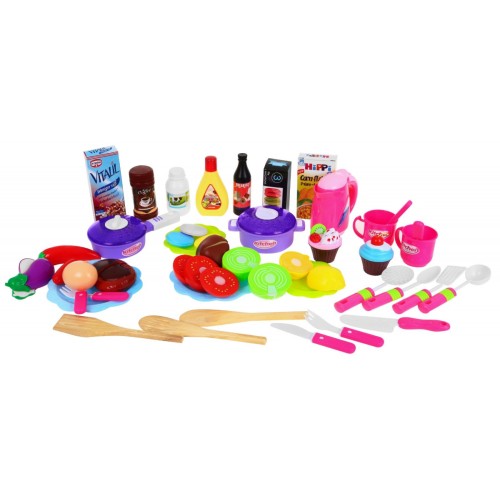 Obrovská ružová Kuchyňa pre deti 3+ Interaktívne horáky + Kohútik s vodou + Zvukový panel + Príslušenstvo