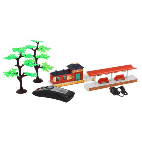 Diaľkovo ovládaná Železnica s koľajami pre deti 3+ Funkcia dymu + Zvuky Svetlá