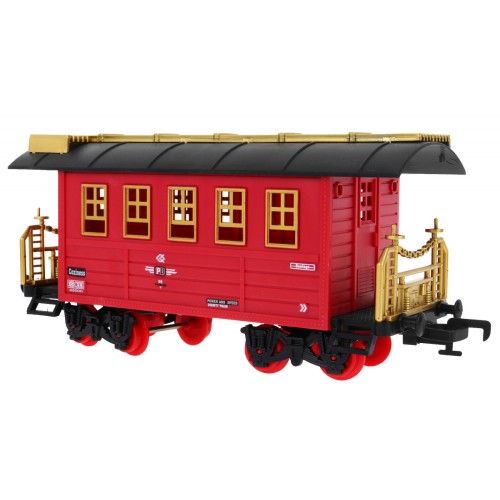 Diaľkovo ovládaná Železnica s koľajami pre deti 3+ Funkcia dymu + Zvuky Svetlá