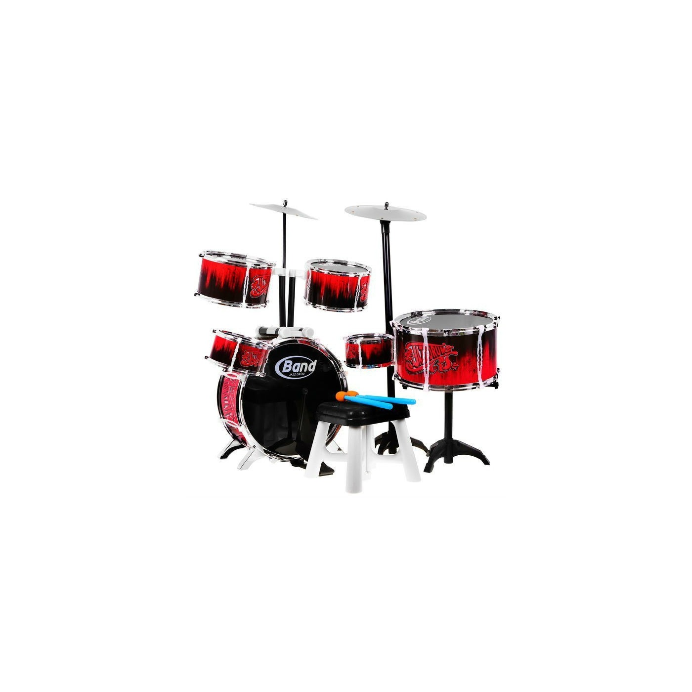 Obrovská Bicie Sada Bubnov Taniere Stolička