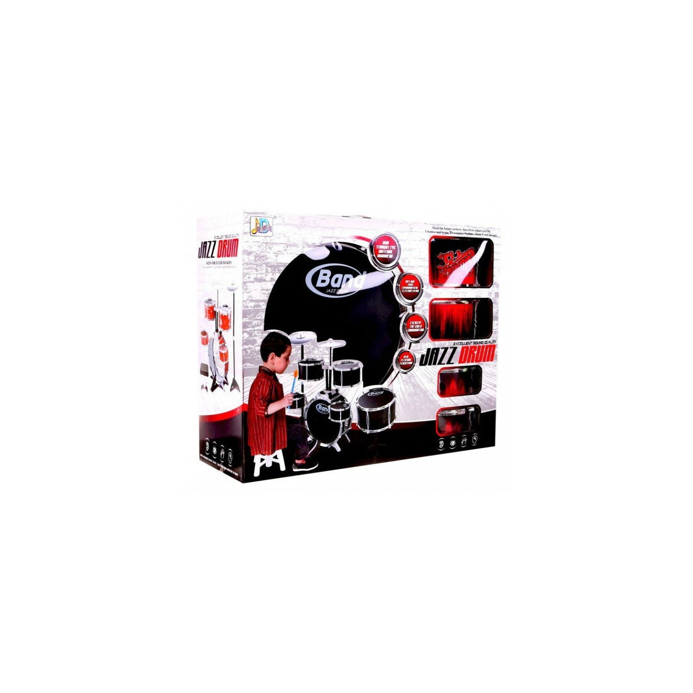 Obrovská Bicie Sada Bubnov Taniere Stolička