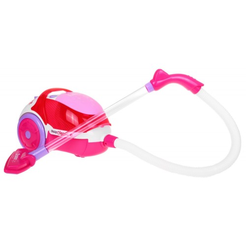 Ružový Vysávač pre deti 3+ Svetelné Zvukové efekty + Funkcia nasávania + Polystyrénové guľôčky